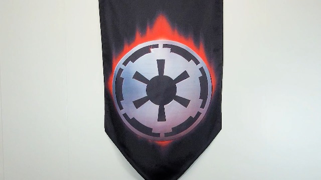 Amazon.com: Star Wars Mandalorian Banner - Galactic Empire Crest